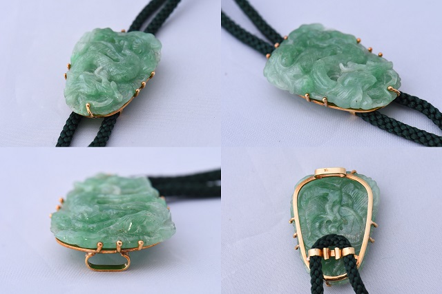 東京都練馬区】翡翠のループタイを出張買取しました。 | 買取実績